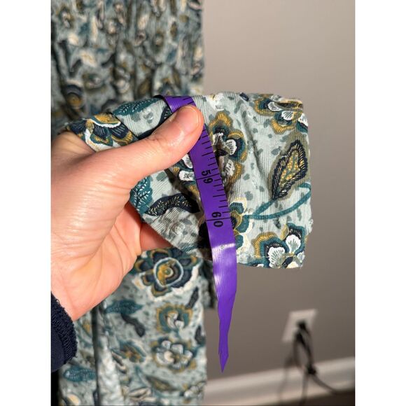 Sonoma ruffle cap sleeve smocked button down maxi dress plus size 4X - Picture 12 of 13